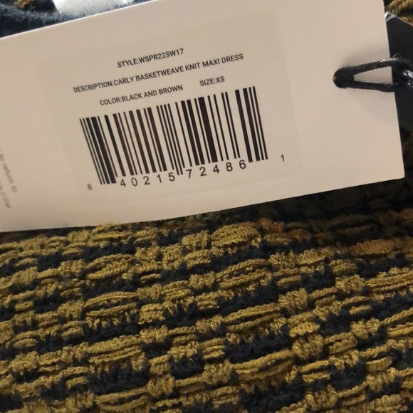 Who What Wear || NWT || Carly Basketweave Knit Maxi Dress - Picture 6 of 9